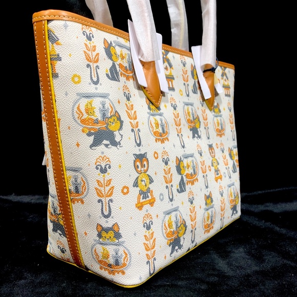 Disney Parks Dooney & Bourke Pinocchio Figaro & Cleo Tote Purse Bag A - NEW - Picture 5 of 7